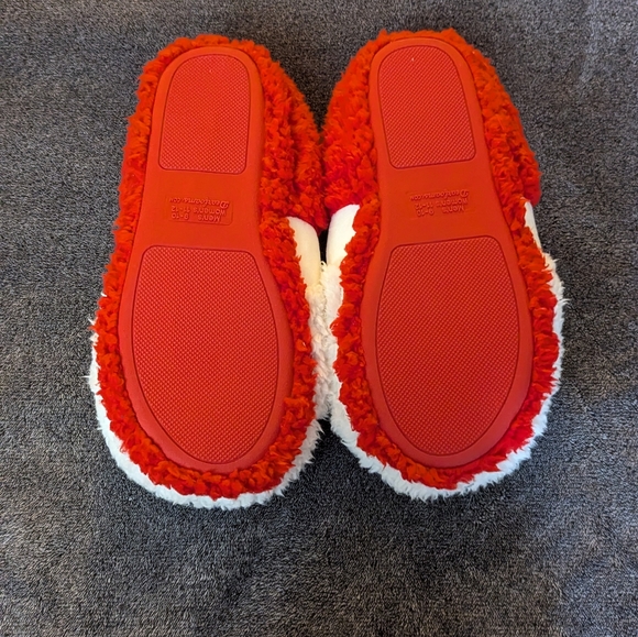 Dearfoams Santa slippers unisex Men's 9/10 Women's 11/12 - Picture 2 of 6
